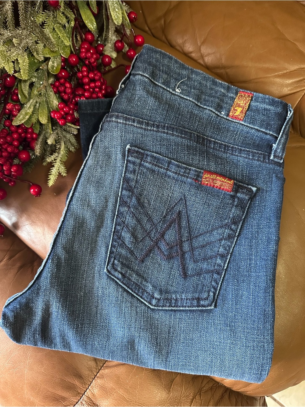7 for all Mankind A pocket jeans wide leg size 29